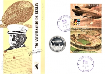 750 Jahre Berlin - Graf von Zeppelin - S. Tom E Principe 25.11.1988