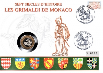 Frstentum Monaco - Les Grimaldi de Monaco - Monaco 19.12.1996