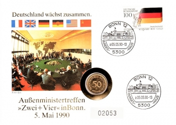 Auenministertreffen Zwei + Vier in Bonn - Bonn 05.05.1990
