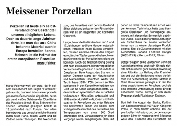 275 Jahre Meissener Porzellan - Numisbrief Meissen 30.08.1985