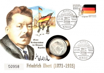 Friedrich Ebert - Erster Reichsprsident der Weimarer Republik - Bonn 03.05.1990