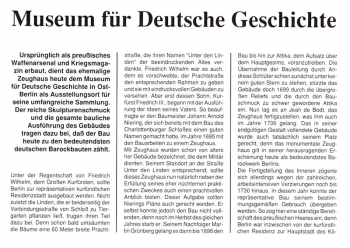 Museum fr Deutsche Geschichte - Zeughaus - Berlin 08.03.1990