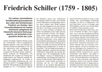 Friedrich von Schiller - 200 Jahre Antrittsrede - Jena 26.05.1989