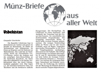 Usbekistan - Republik Usbekistan - Taschkent 24.02.1993