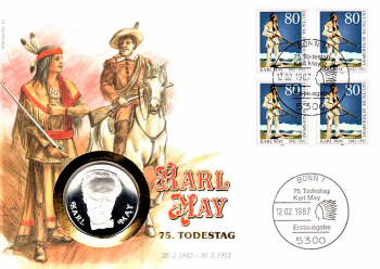 Karl May - 75. Todestag 1842 bis 1912 - Bonn 12.02.1987