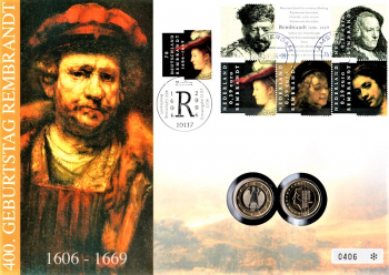 Maxi Brief - 400. Geburtstag Rembrandt - Berlin 13.07.2006