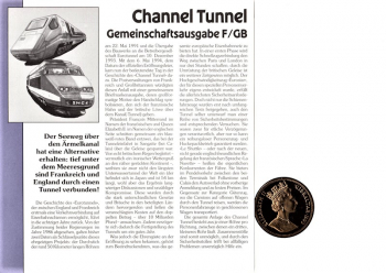 Maxi Brief - Kanal Tunnel - Channel Tunnel - Frankreich 03.05.1994