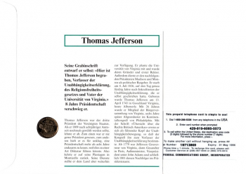 Maxi Brief - Thomas Jefferson - 05.09.1995
