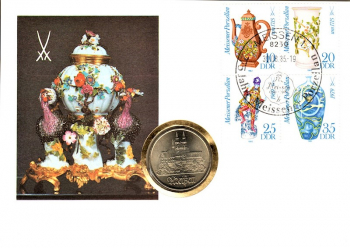 275 Jahre Meissener Porzellan - Numisbrief Meissen 30.08.1985