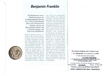 Maxi Brief - Benjamin Franklin - 05.09.1995