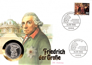 Friedrich der Groe - 200. Todestag - 14.08.1986