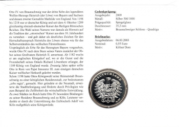 Otto IV - 800 Jahre Kaiserkr�nung - Braunschweig 08.08.2009