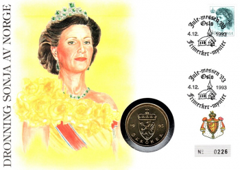 Sonja Knigin von Norwegen - Oslo 04.12.1993