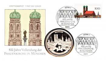 500 Jahre Frauenkirche in Mnchen - Bonn 14.04.1994 - selten