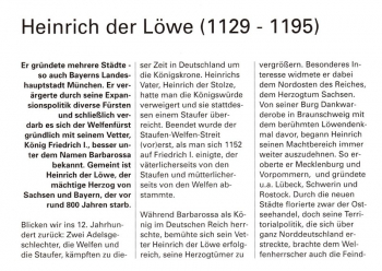 Heinrich der Lwe - 800. Todestag - Berlin 06.07.1995