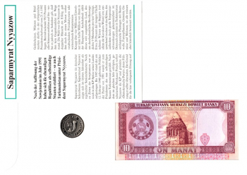 Maxi Brief - Staat Turkmenistan - Saparmyrat Nyyazow - 27.08.1992