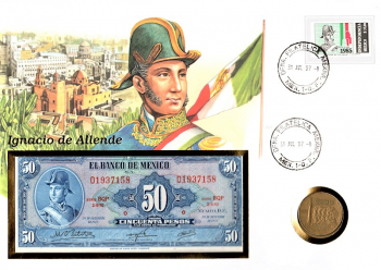 Maxi Brief - Staat Mexiko - Ignacio de Allende - 31.07.1997