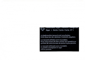 Telefonkarte Schweiz - Eiger - Bern 01.02.1993