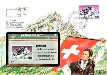 Telefonkarte - Les Diablerets 08.10.1993