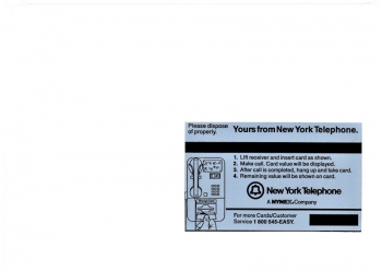 Amtliche Briefmarke und Telefonkarte - Ellis Island - New York 03.06.1993
