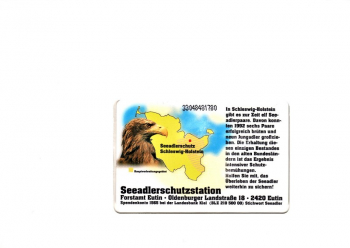Seeadlerschutzstation Forstamt Eutin - Telefonkarte - Bonn 04.06.1991