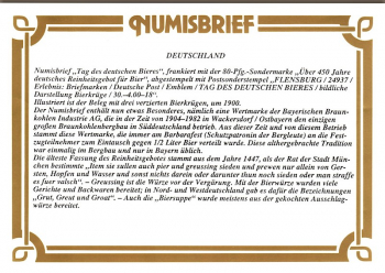Bierkrge um 1900 - Tag des Deutschen Bieres - 30.04.2000