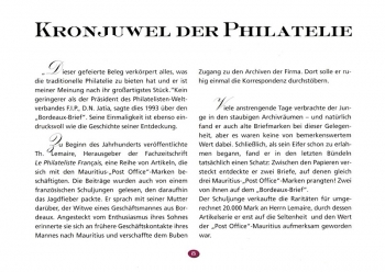 Das Kronjuwel der Philatelie - Bordeaux-Brief-Faksimile - Borek 1998