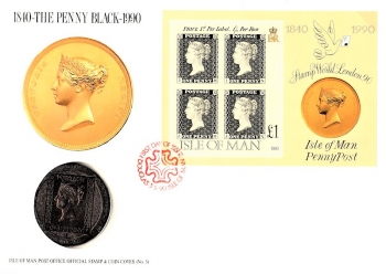 1840 - The Penny Black - 150 Jahre - Erste Briefmarke der Welt - 1990