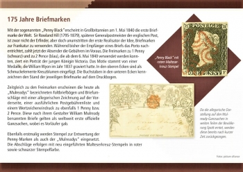 Sir Rowland Hill - 175 Jahre Briefmarke 2015 - Erste Briefmarke der Welt