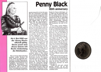 150. Jahrestag - Penny Black - 03.05.1990