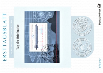 Zeppelin Ersttagsblatt - Luftschiff LZ 127 Graf Zeppelin - Bonn 01.03.2007