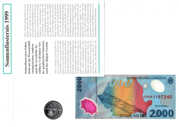 Maxi Brief - Staat Rumnien - Sonnenfinsternis - Rumnien 11.08.1999