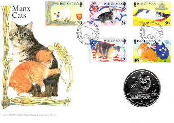 Manx Cats - Isle of Man Post Office - Douglas 14.03.1996