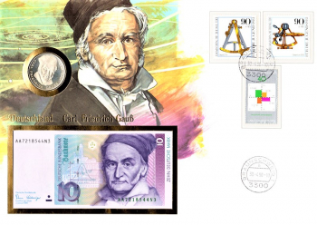 Maxi Brief - Deutschland - Carl Friedrich Gau - Braunschweig 30.04.1990