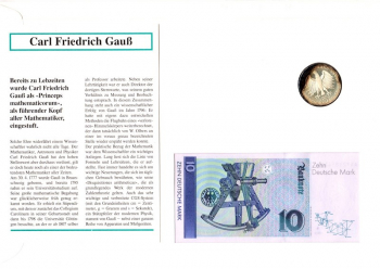 Maxi Brief - Deutschland - Carl Friedrich Gau - Braunschweig 30.04.1990