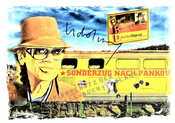 Udo Lindenberg - Sonderzug nach Pankow - original signiert - exklusiver Sonderdruck