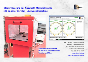 Dr. Kersten Kmpfer - Auswuchtzentrum und Maschinen