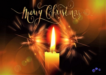 Weihnachten Kerzen 1 - Sonderdruck im A3 Format