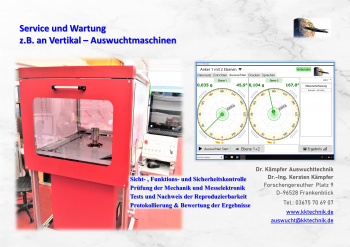 Dr. Kersten K�mpfer - Auswuchtzentrum - Kybernetik